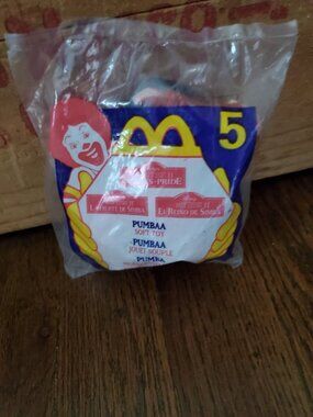 NEW 1998 McDonald’s Disney Lion King II Simba's Pride PUMBAA Happy Meal Toy
